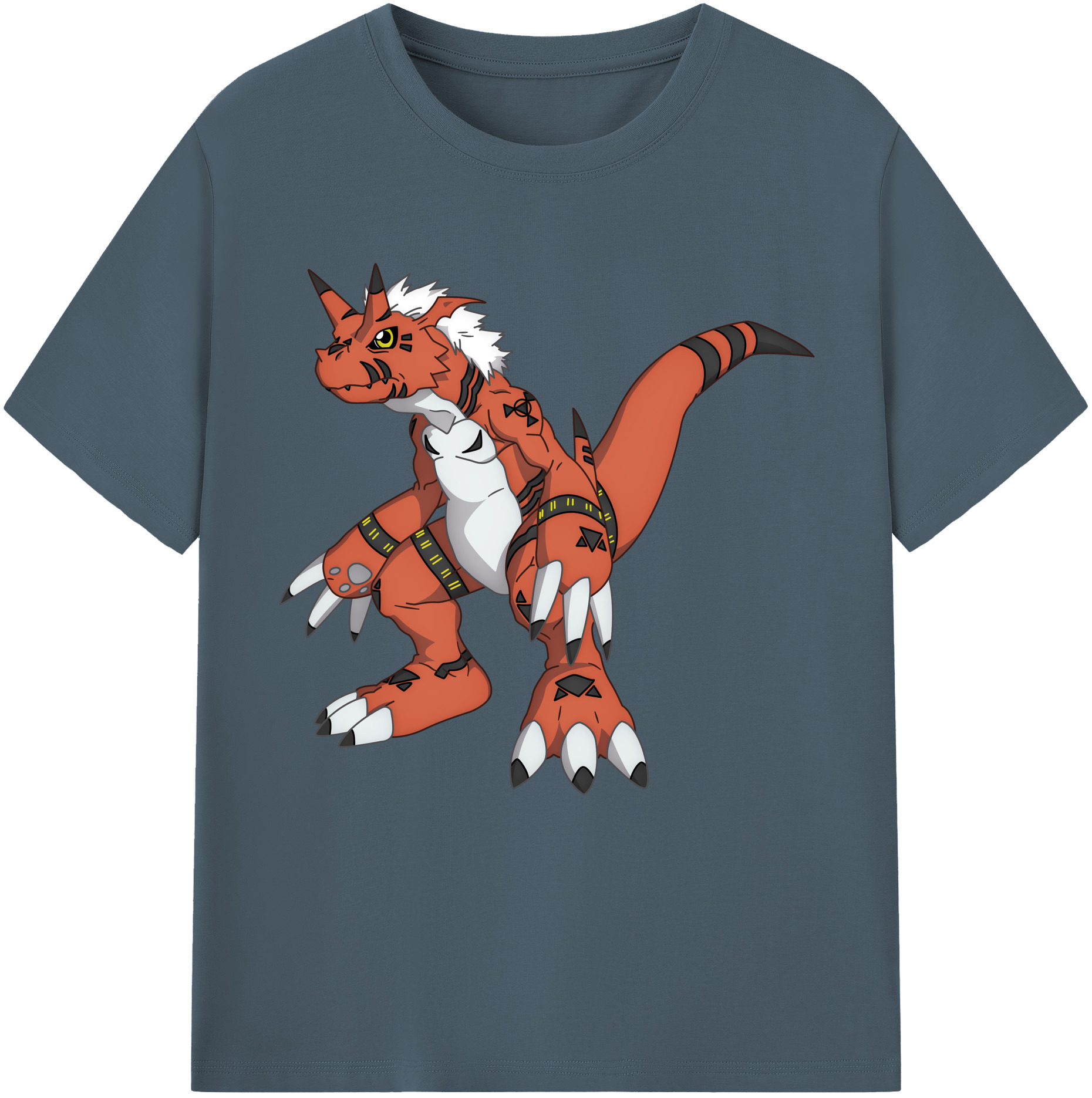 （画像用） Digimon デジタルモンスター/デジモン 綿100％半袖Tシャツ（フロントプリント）